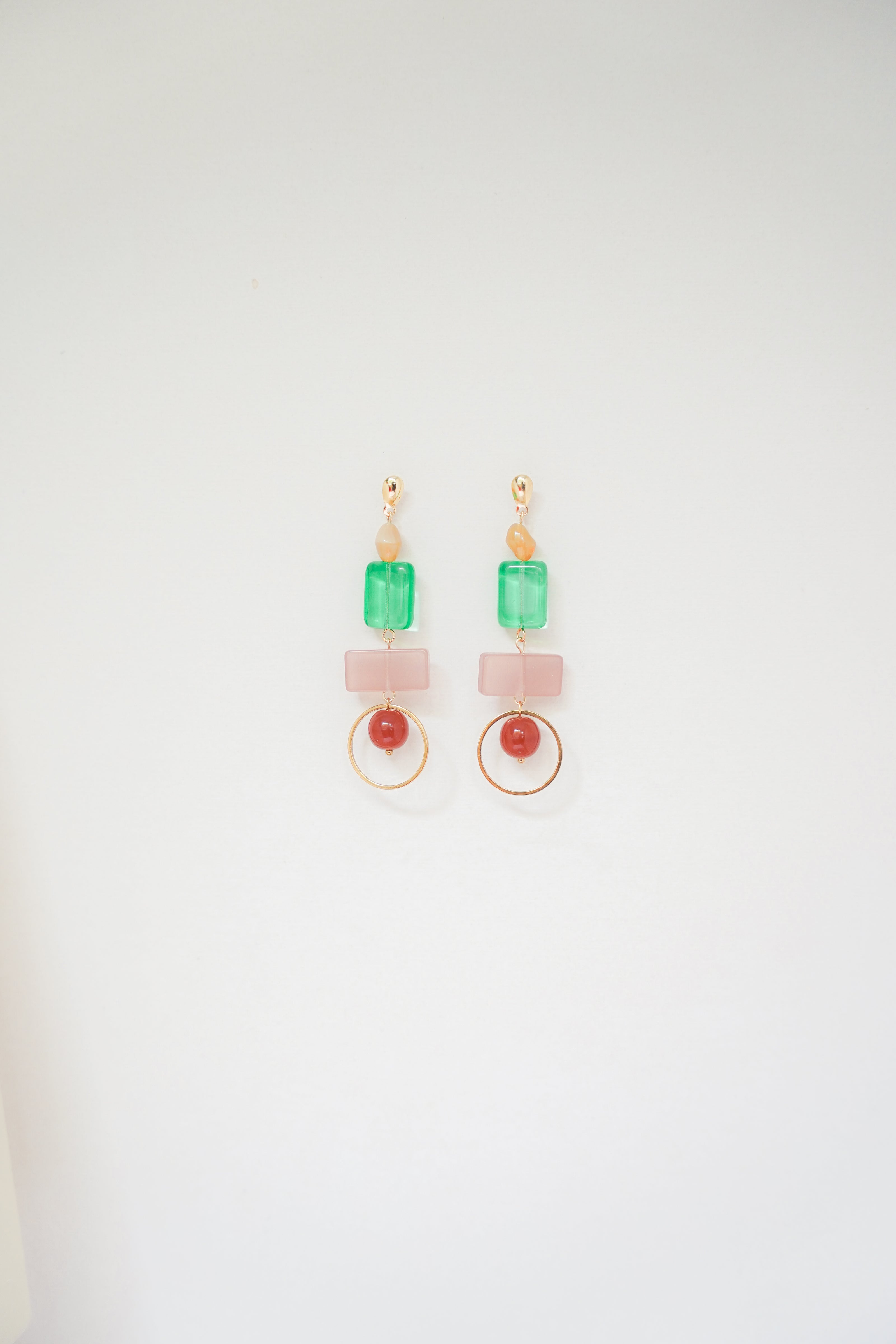 Colour Block Summer Earrings