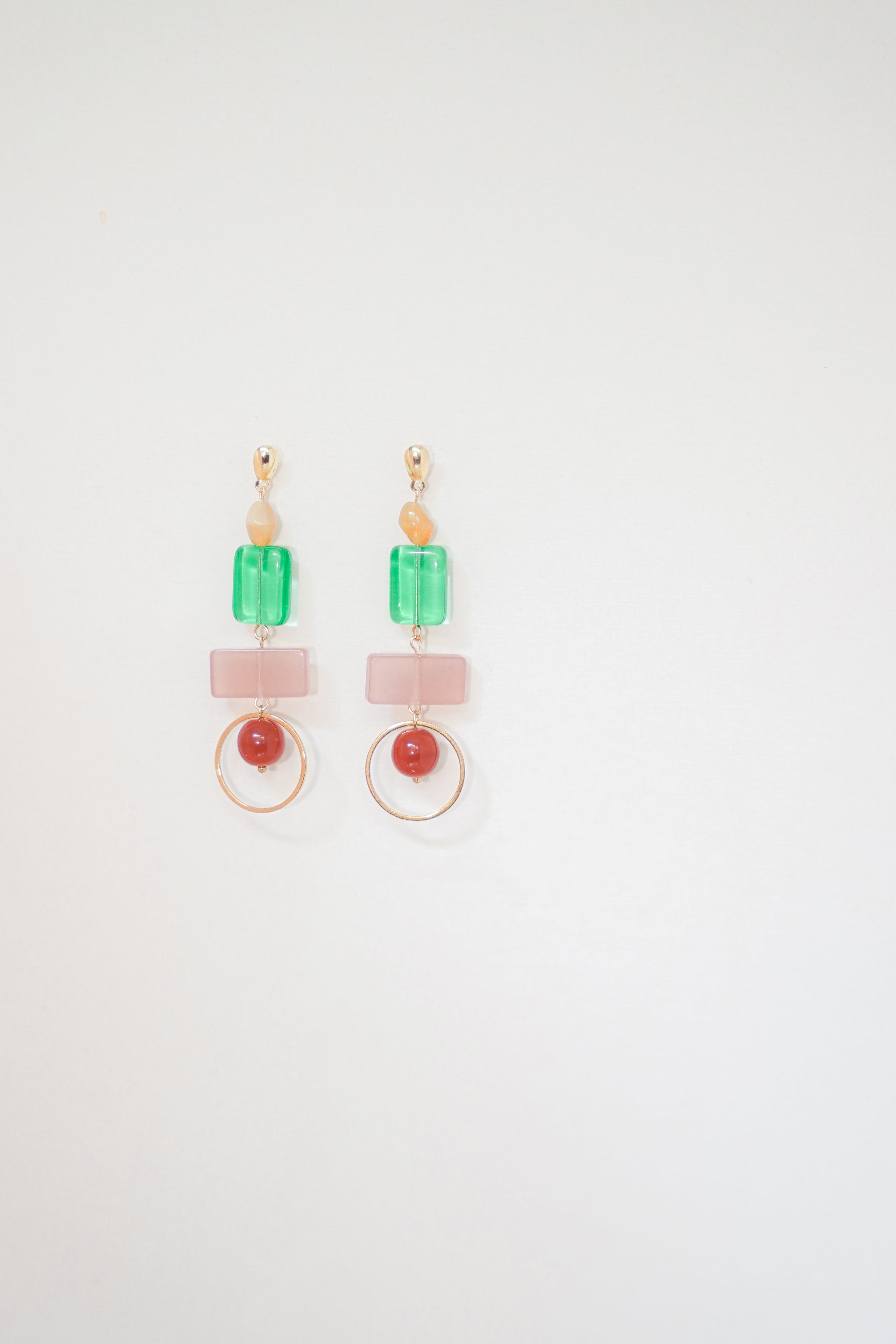 Colour Block Summer Earrings