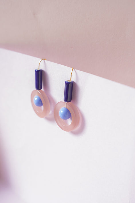 Sterling Silver Round Dangles