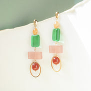 Colour Block Summer Earrings