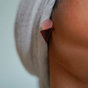 Geometric Triangle Studs