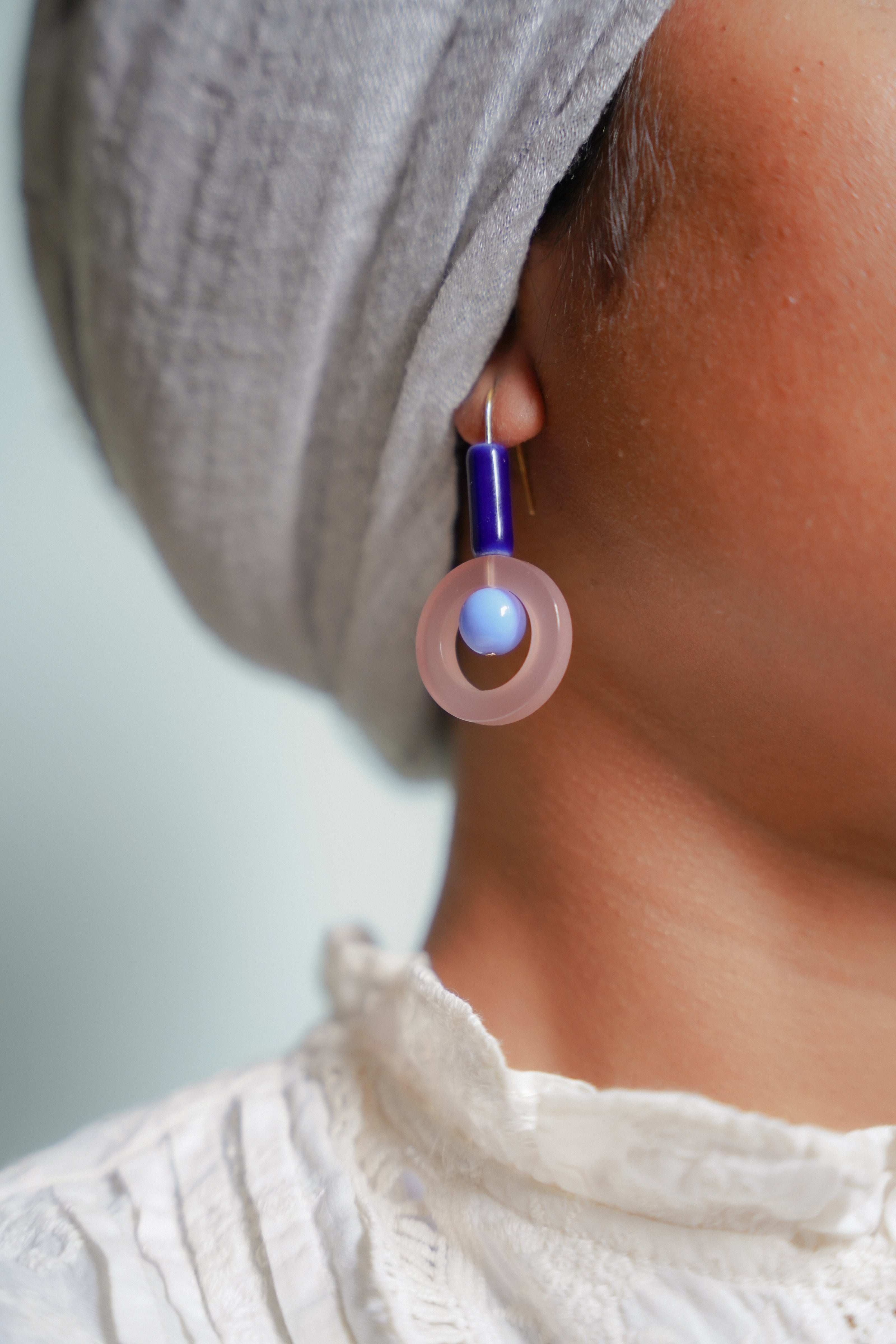Sterling Silver Round Dangles