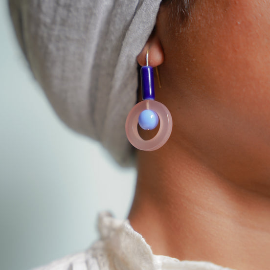 Sterling Silver Round Dangles