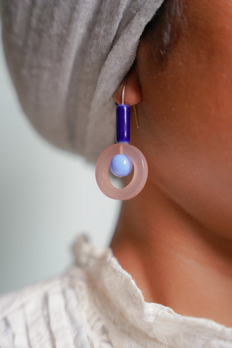 Sterling Silver Round Dangles