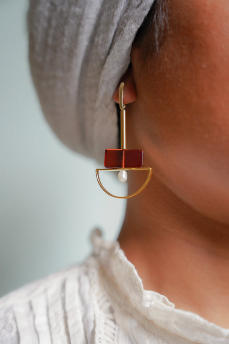 The Semi Dangling Earrings