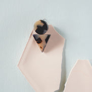 Geometric Triangle Studs