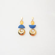 Amber & Blue Earrings