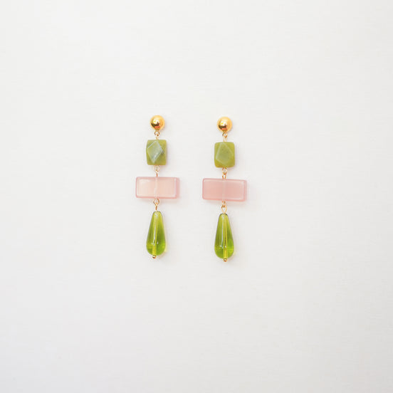 Jade Effect Earrings