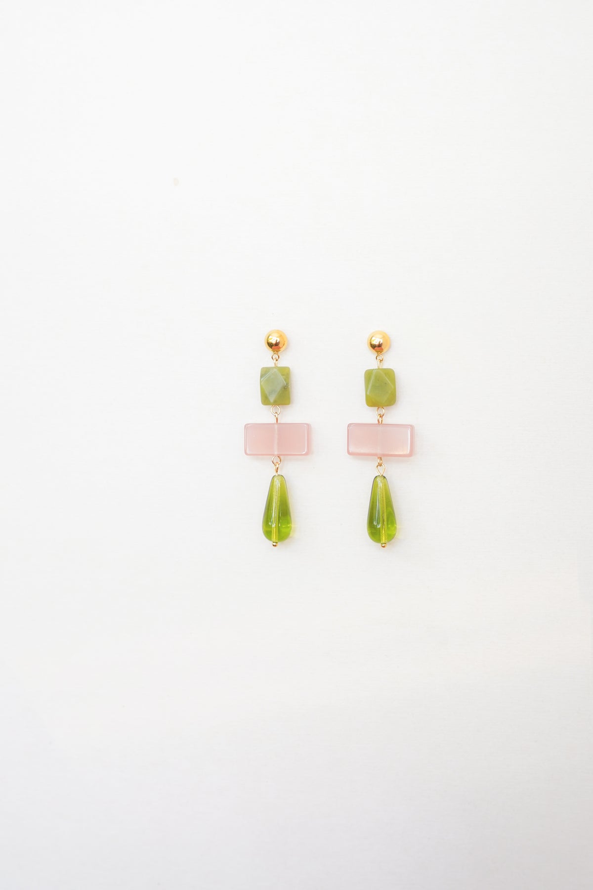 Jade Effect Earrings