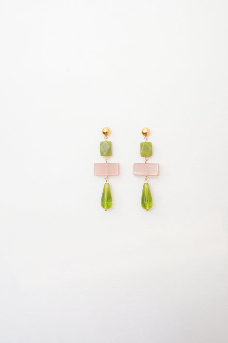 Jade Effect Earrings