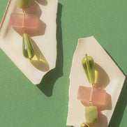 Jade Effect Earrings