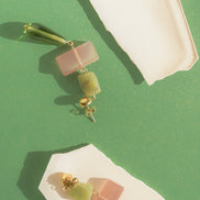 Jade Effect Earrings