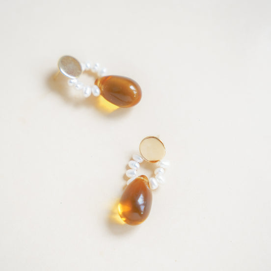 Bauble Pearl Earrings