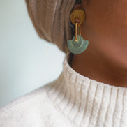 Celadon Dangle Earrings