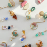 Whimsical Green Earrings