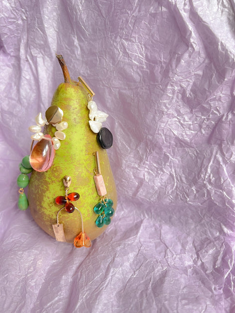 Kugel-Perlen-Ohrringe