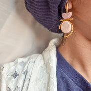 Marbled Lilac Earrings