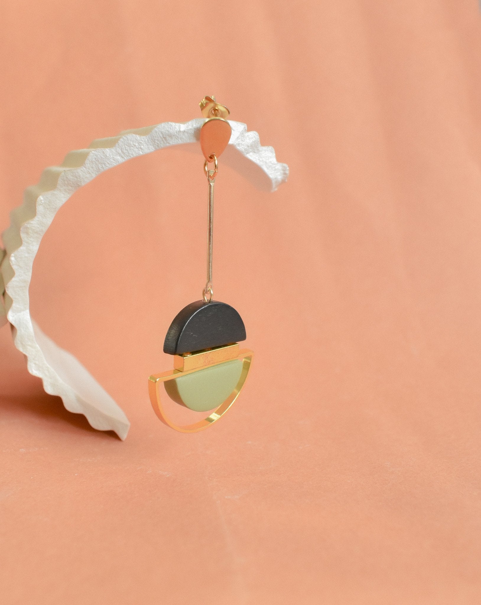 Dangling Olive Earrings