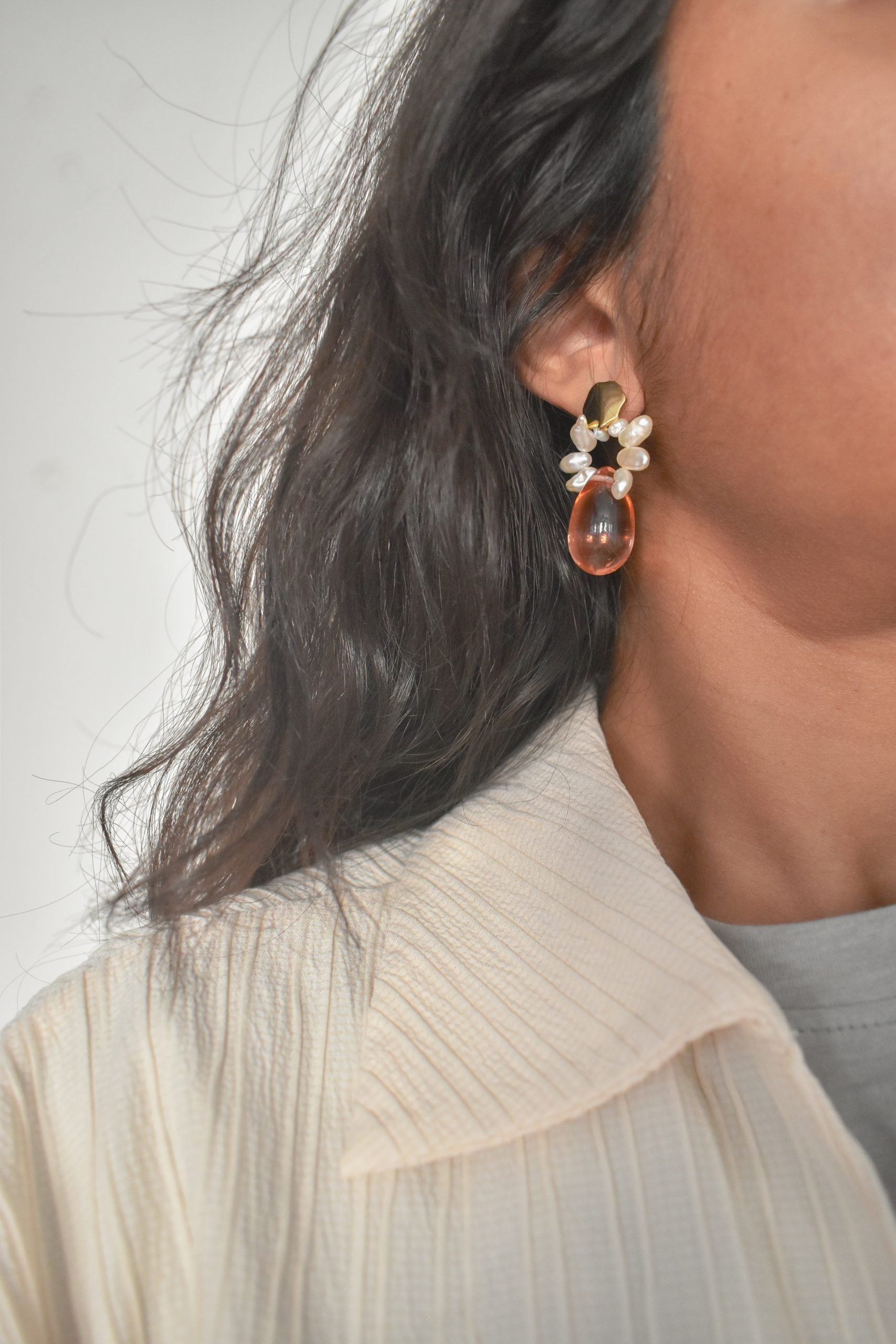 Bauble Pearl Earrings