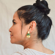 Hexagon Textured Studs