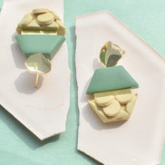 Hexagon Textured Studs