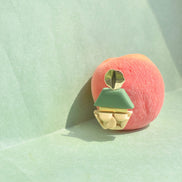 Hexagon Textured Studs