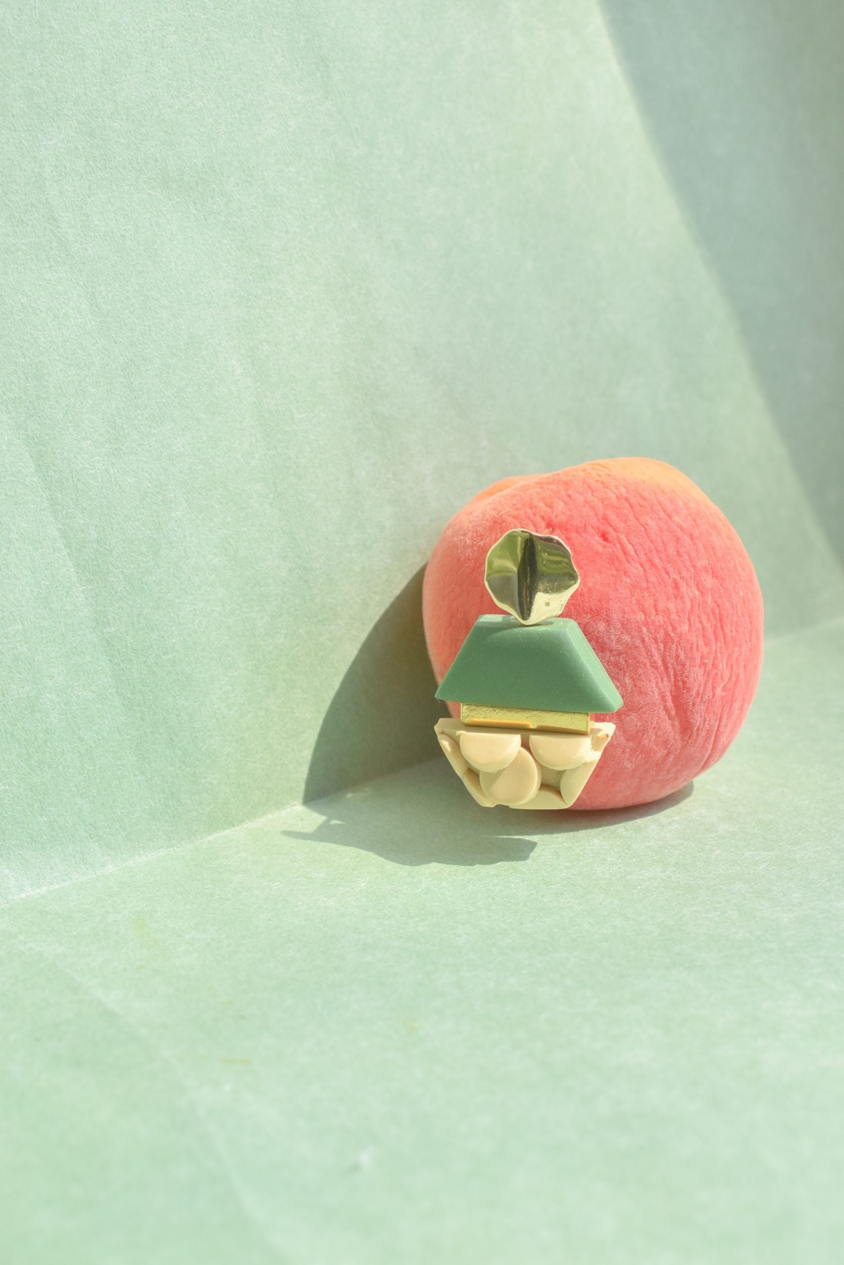 Hexagon Textured Studs