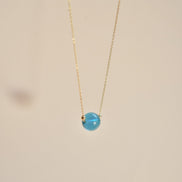 Blue Bauble Necklace