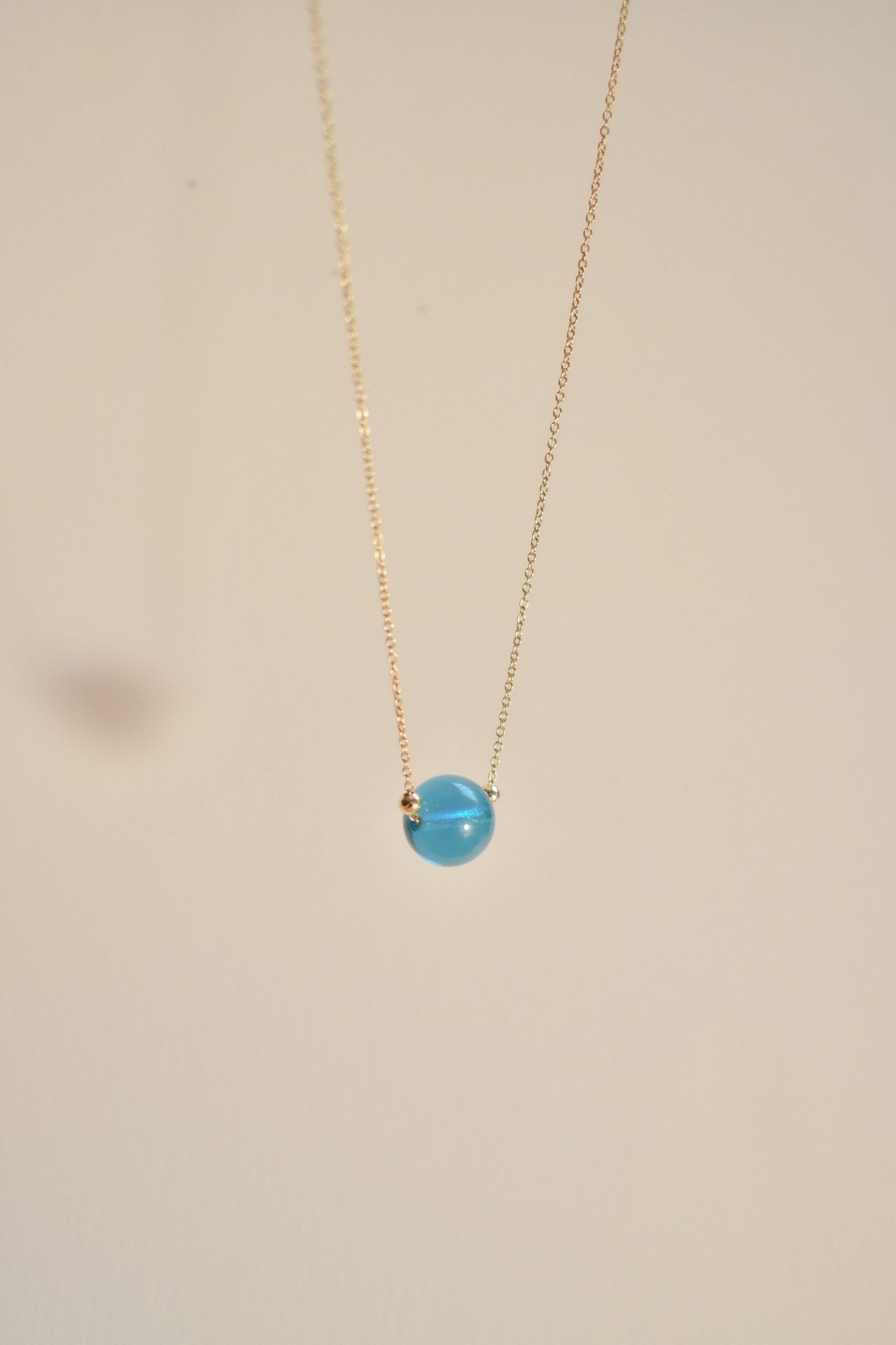 Blue Bauble Necklace