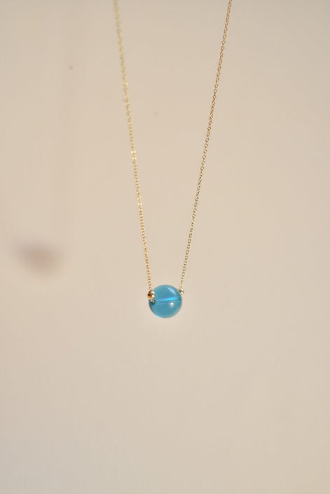 Blue Bauble Necklace