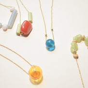 Blue Bauble Necklace