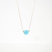 Blue Bauble Necklace