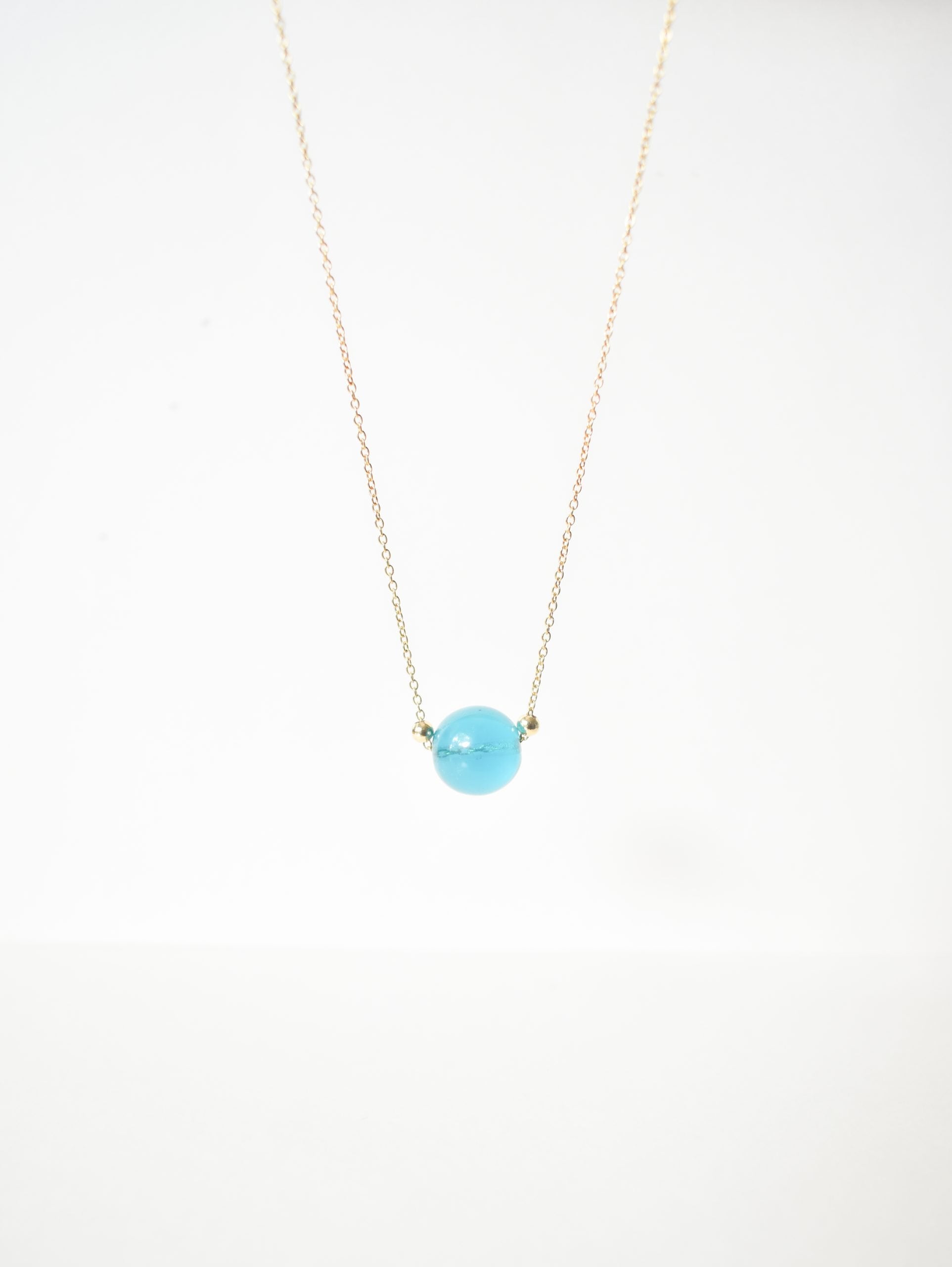 Blue Bauble Necklace