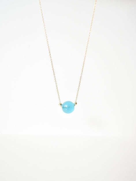 Blue Bauble Necklace