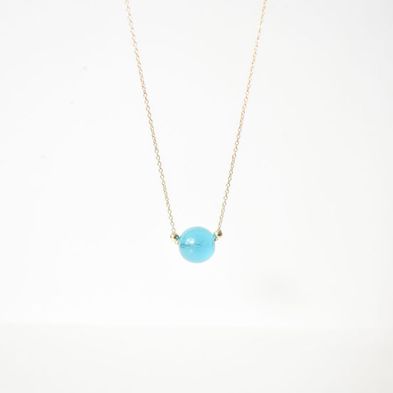 Blue Bauble Necklace