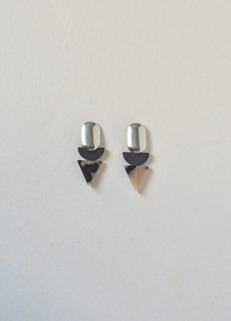 Triangle Tortoise Studs