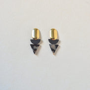Triangle Tortoise Studs