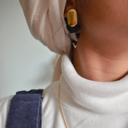 Triangle Tortoise Studs