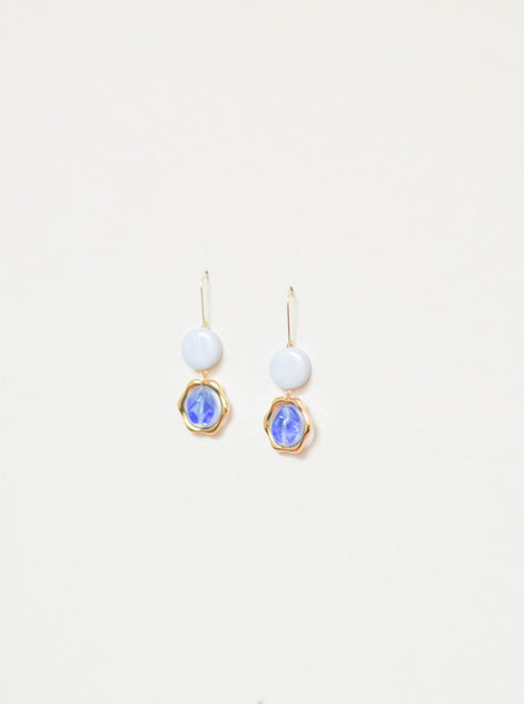 Sterling Silver Blue Drops