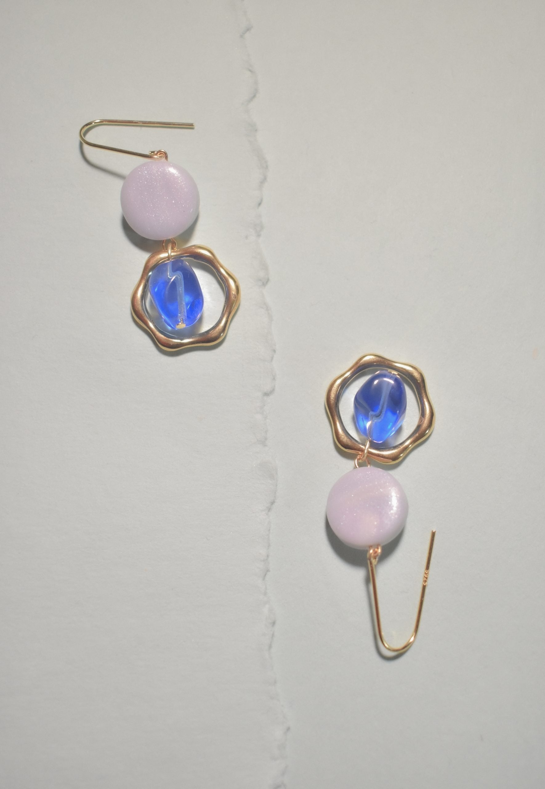 Sterling Silver Blue Drops