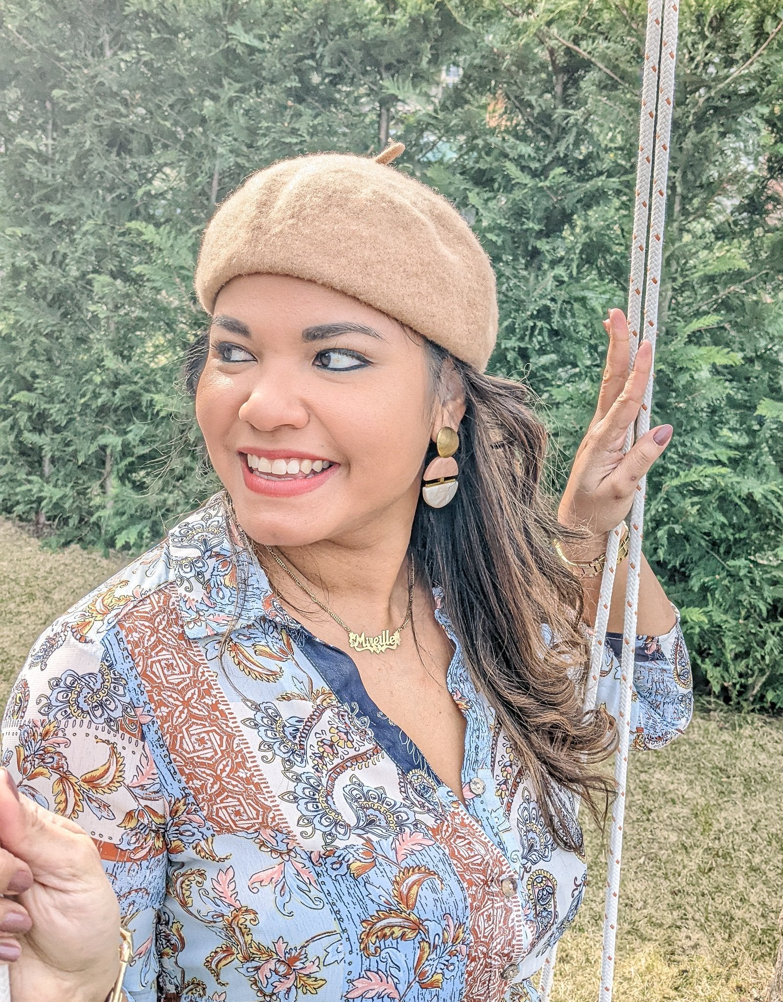 Kontrast in Rosa und Blau